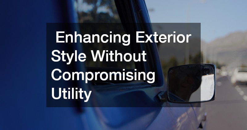  Enhancing Exterior Style Without Compromising Utility