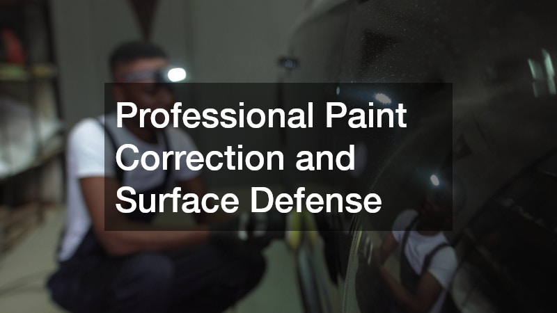 Professional Paint Correction and Surface Defense