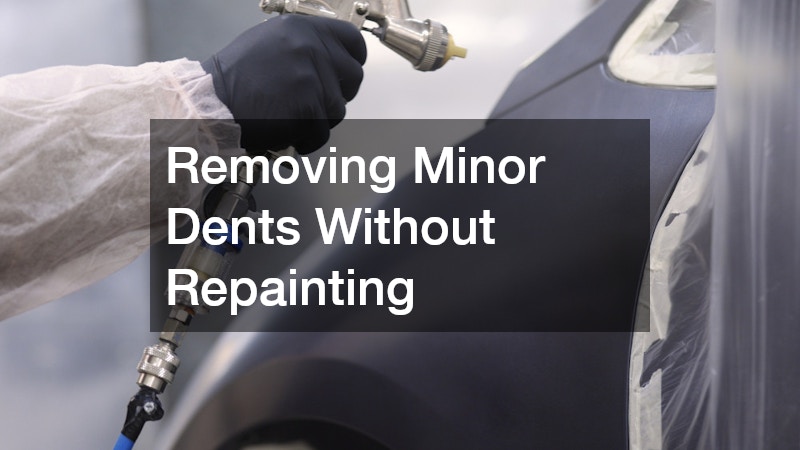 Removing Minor Dents Without Repainting