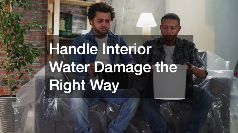 Handle Interior Water Damage the Right Way