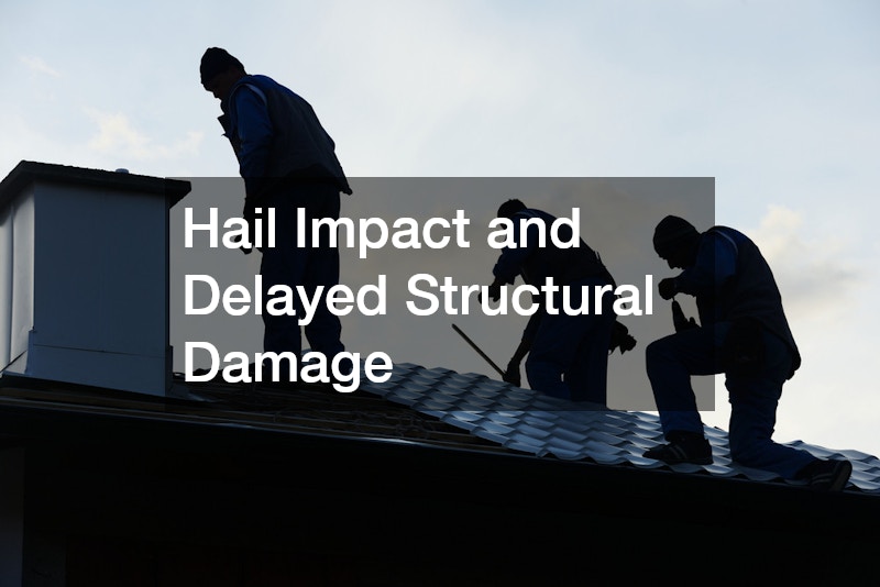 Hail Impact and Delayed Structural Damage