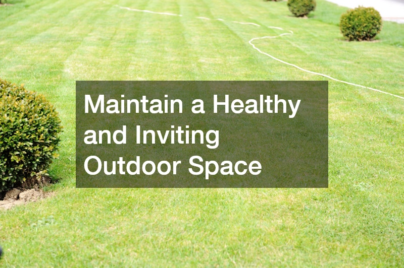 Maintain a Healthy and Inviting Outdoor Space