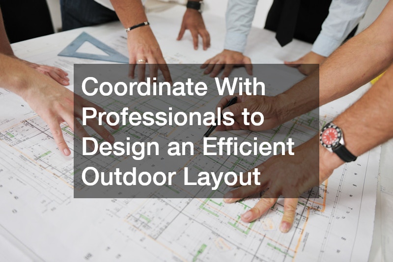 Coordinate With Professionals to Design an Efficient Outdoor Layout