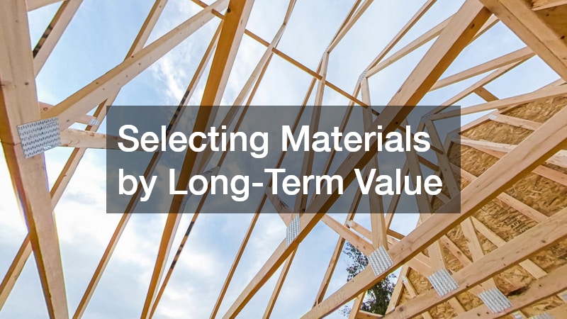 Selecting Materials by Long-Term Value