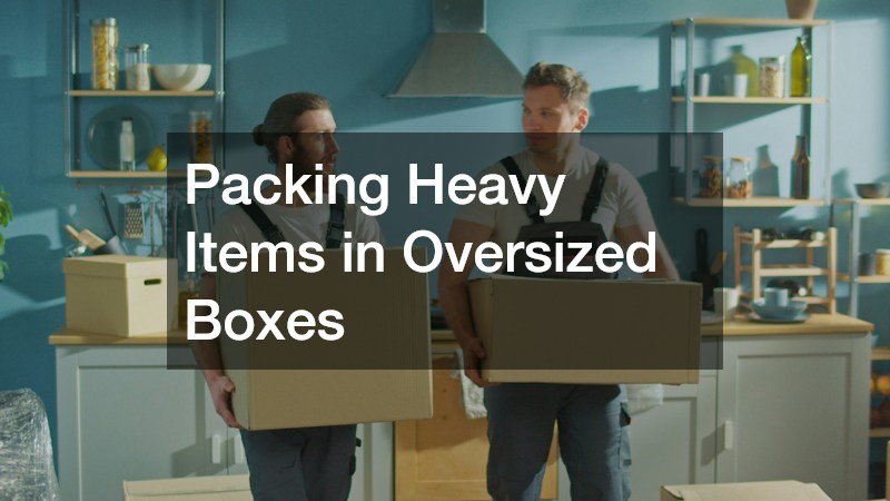 Packing Heavy Items in Oversized Boxes