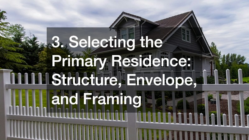 3. Selecting the Primary Residence: Structure, Envelope, and Framing
