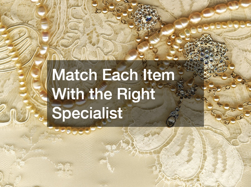 Match Each Item With the Right Specialist