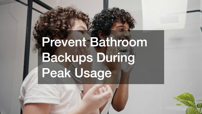 Prevent Bathroom Backups During Peak Usage