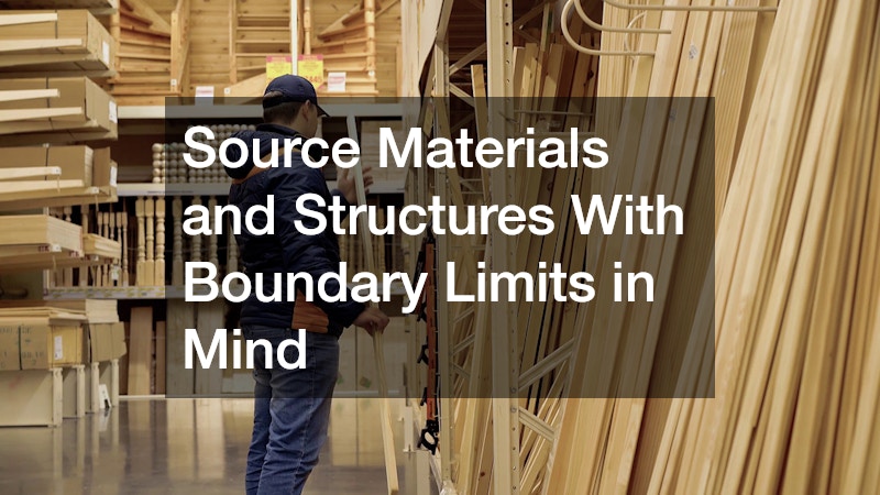 Source Materials and Structures With Boundary Limits in Mind