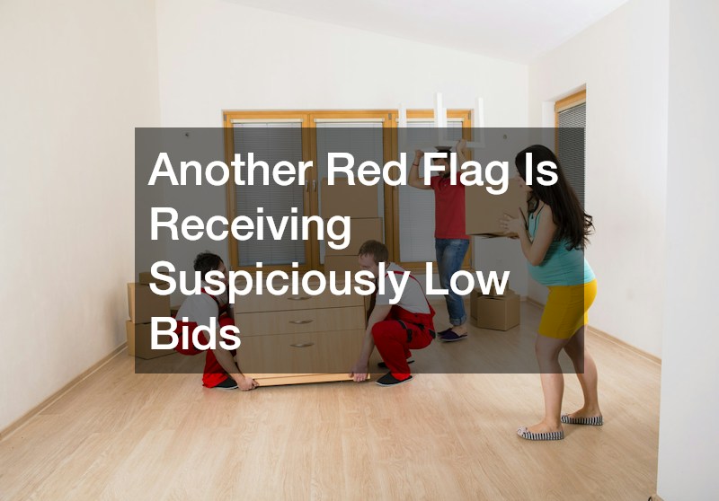 Another Red Flag Is Receiving Suspiciously Low Bids