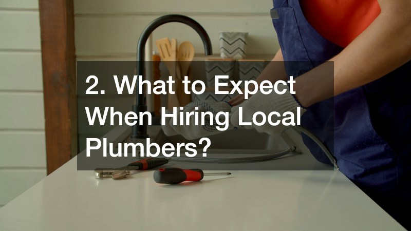 2. What to Expect When Hiring Local Plumbers?