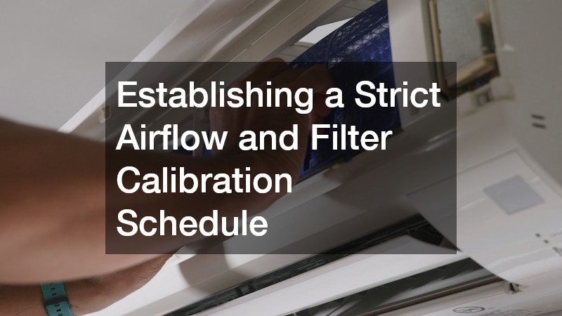 Establishing a Strict Airflow and Filter Calibration Schedule
