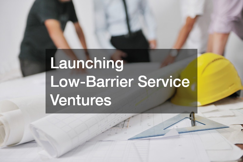 Launching Low-Barrier Service Ventures