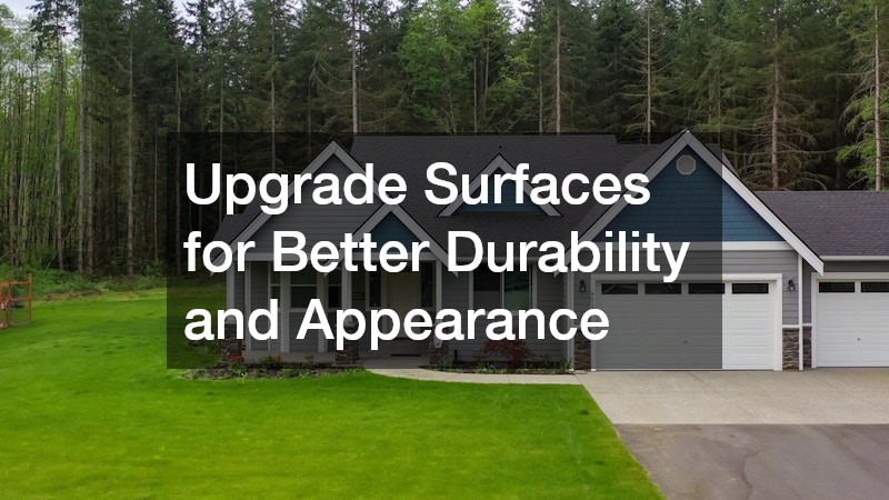 Upgrade Surfaces for Better Durability and Appearance