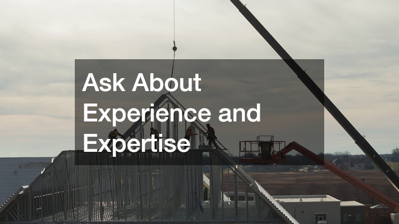Ask About Experience and Expertise