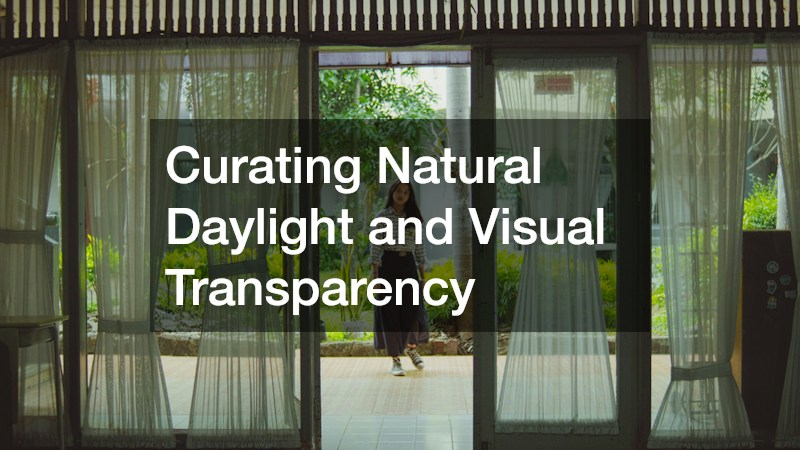 Curating Natural Daylight and Visual Transparency