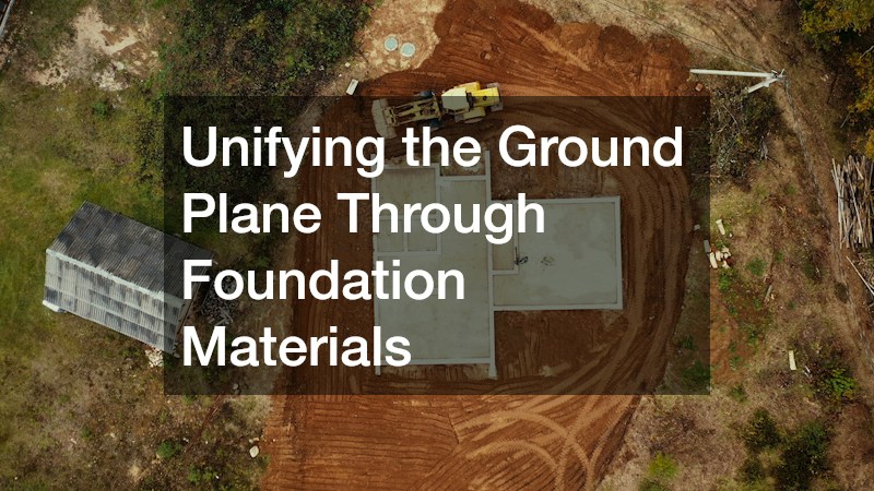Unifying the Ground Plane Through Foundation Materials