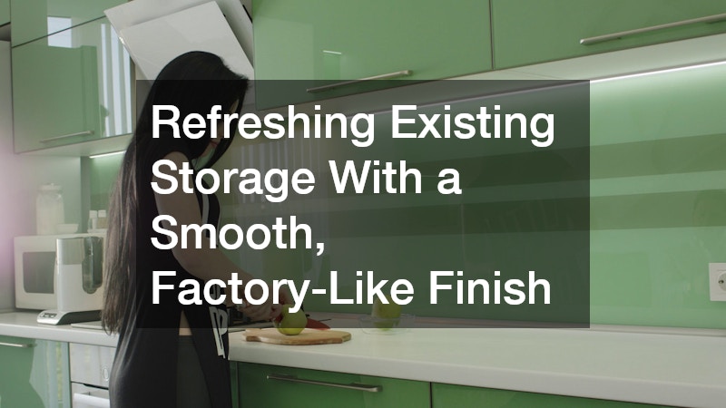 Refreshing Existing Storage With a Smooth, Factory-Like Finish