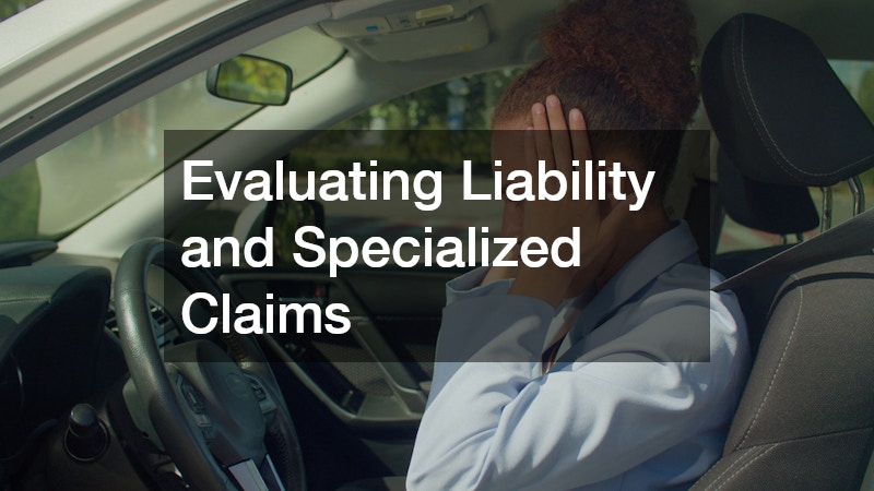 Evaluating Liability and Specialized Claims
