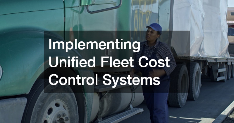 Implementing Unified Fleet Cost Control Systems
