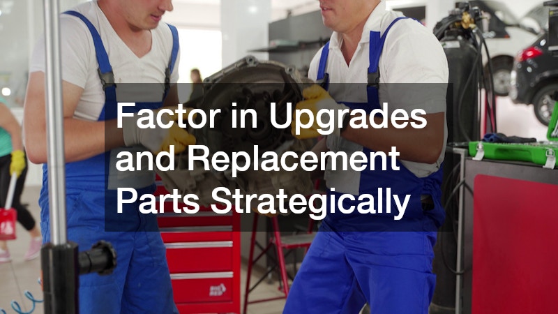 Factor in Upgrades and Replacement Parts Strategically