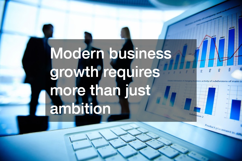Modern business growth requires more than just ambition