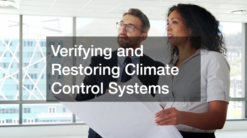 Verifying and Restoring Climate Control Systems