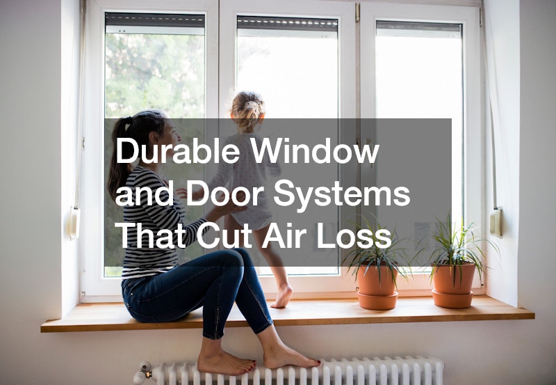Durable Window and Door Systems That Cut Air Loss