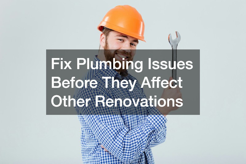 Fix Plumbing Issues Before They Affect Other Renovations