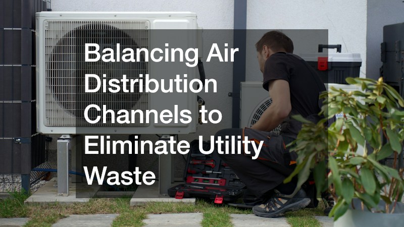 Balancing Air Distribution Channels to Eliminate Utility Waste