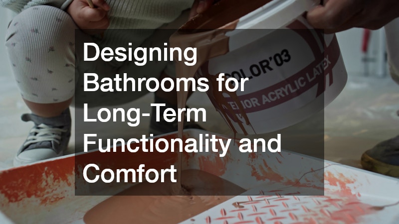 Designing Bathrooms for Long-Term Functionality and Comfort