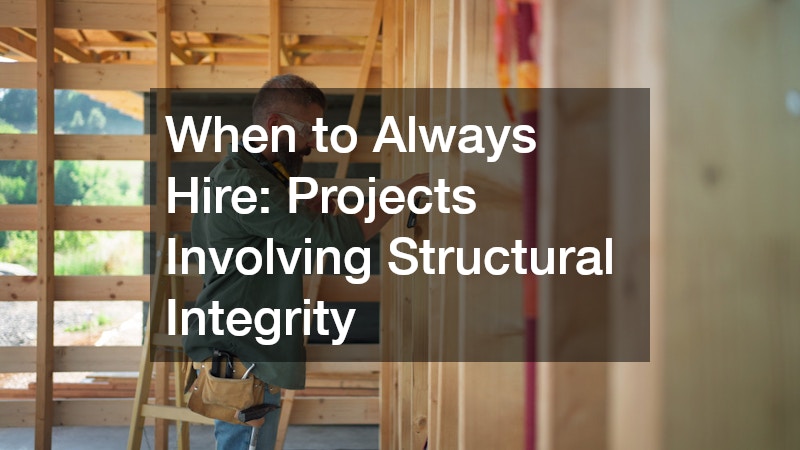 When to Always Hire: Projects Involving Structural Integrity