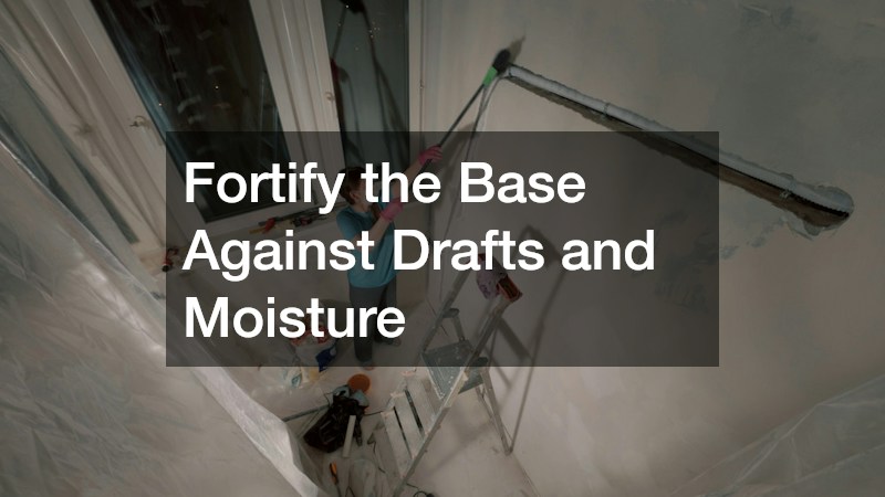 Fortify the Base Against Drafts and Moisture