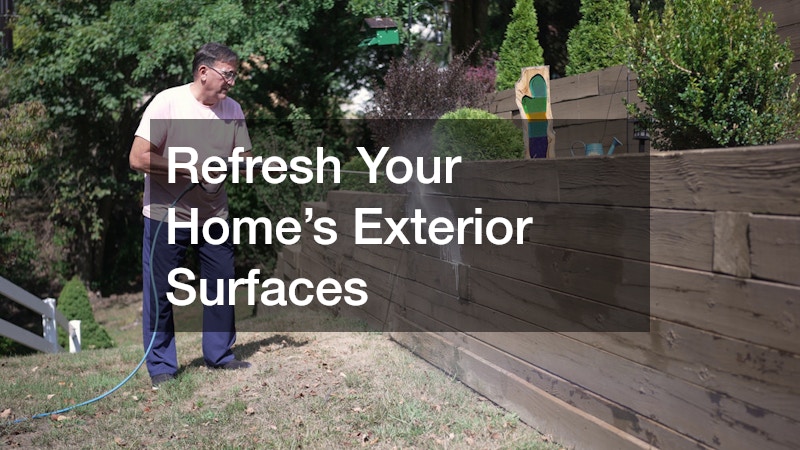 Refresh Your Home’s Exterior Surfaces