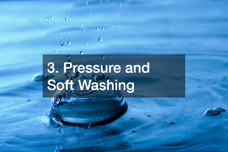 3. Pressure and Soft Washing
