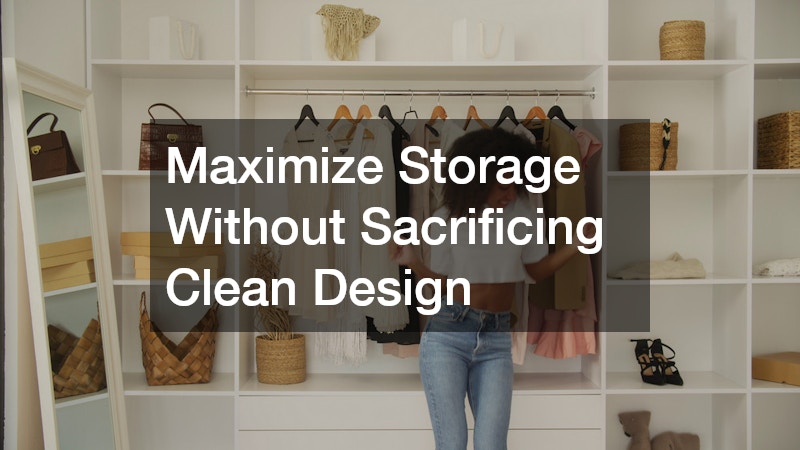 Maximize Storage Without Sacrificing Clean Design