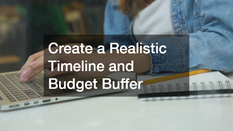 Create a Realistic Timeline and Budget Buffer
