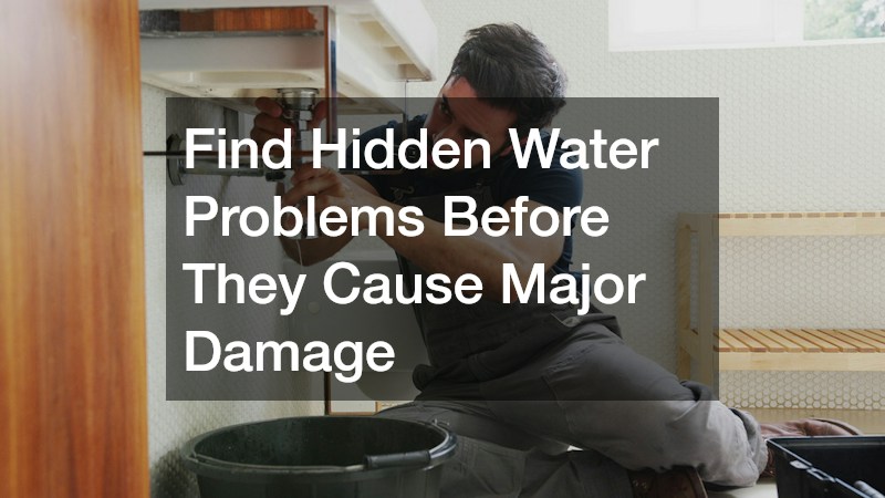 Find Hidden Water Problems Before They Cause Major Damage