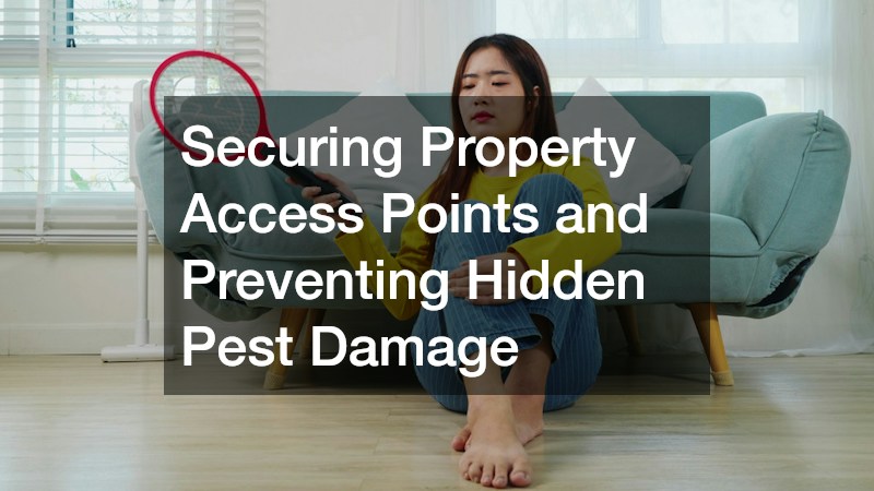 Securing Property Access Points and Preventing Hidden Pest Damage