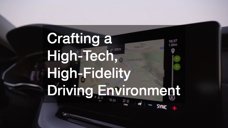 Crafting a High-Tech, High-Fidelity Driving Environment