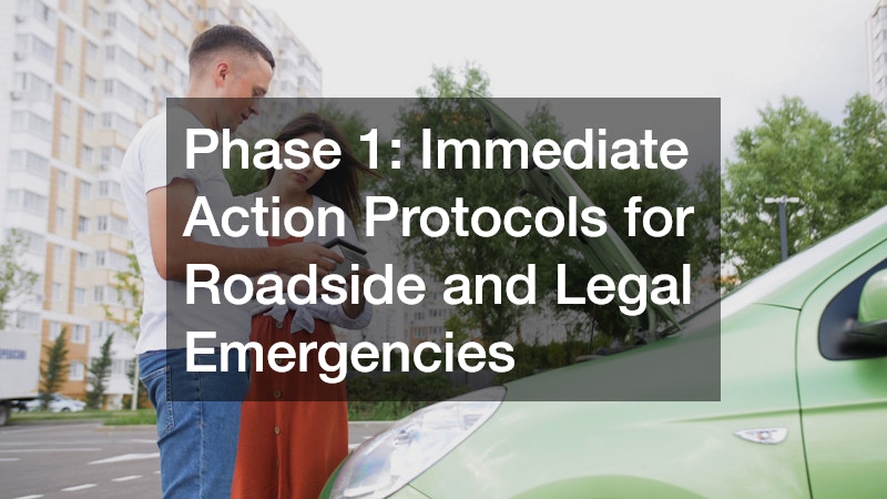 Phase 1: Immediate Action Protocols for Roadside and Legal Emergencies