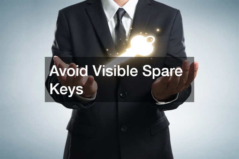 Avoid Visible Spare Keys