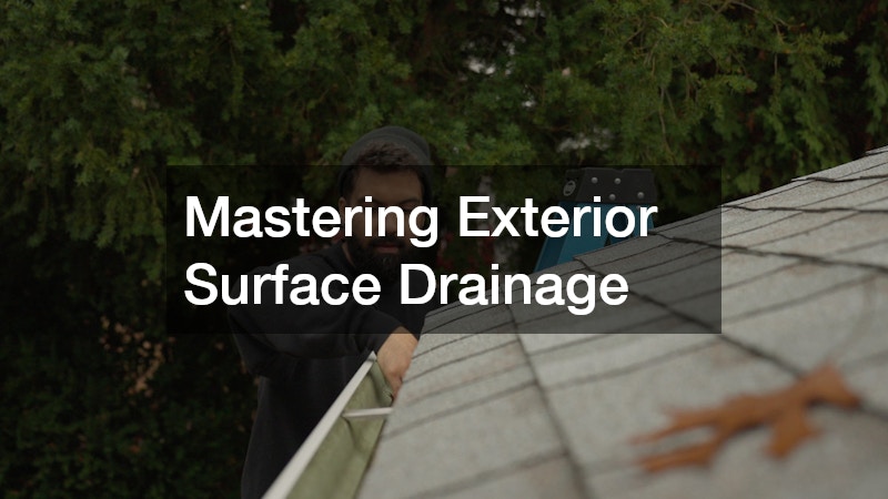 Mastering Exterior Surface Drainage