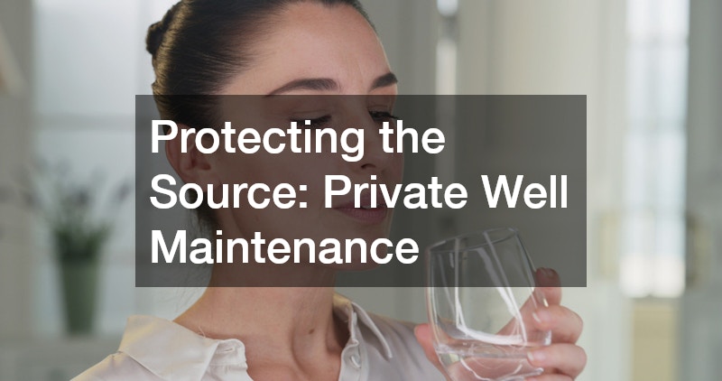 Protecting the Source: Private Well Maintenance