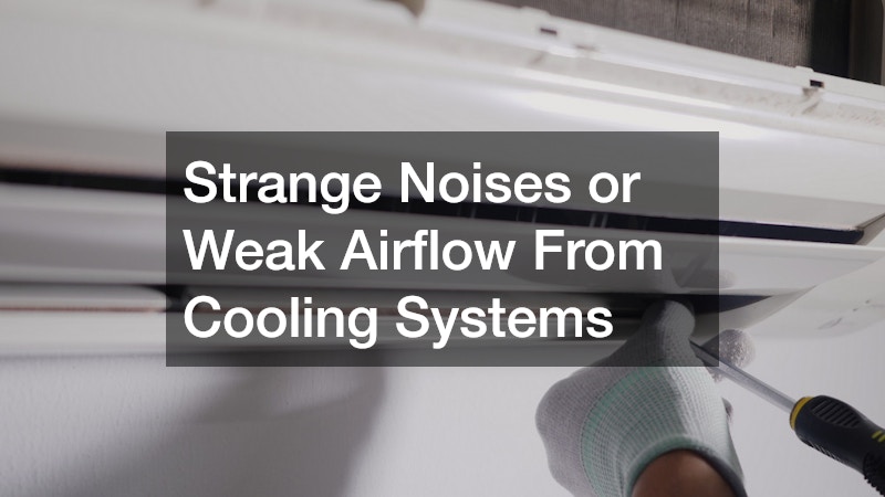 Strange Noises or Weak Airflow From Cooling Systems