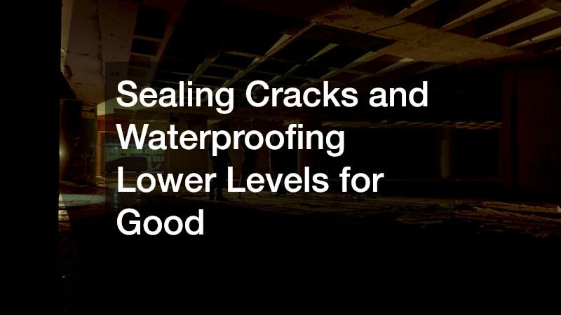 Sealing Cracks and Waterproofing Lower Levels for Good