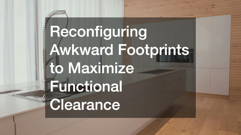 Reconfiguring Awkward Footprints to Maximize Functional Clearance