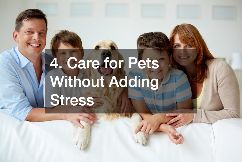 4. Care for Pets Without Adding Stress