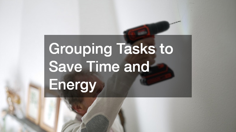 Grouping Tasks to Save Time and Energy