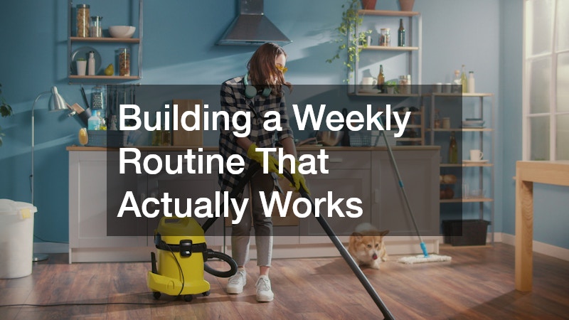 Building a Weekly Routine That Actually Works
